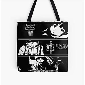 Serial Experiments Lain All Over Print Tote Bag