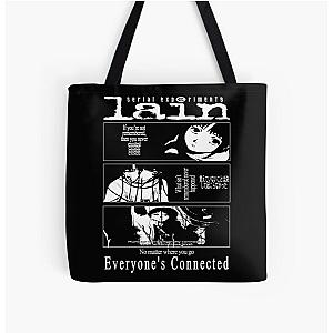 Serial Experiments Lain   All Over Print Tote Bag