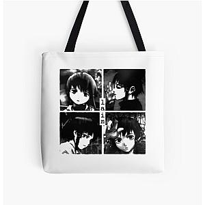 Serial Experiments Lain All Over Print Tote Bag