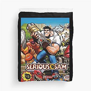 Serious Sam Duvet Cover