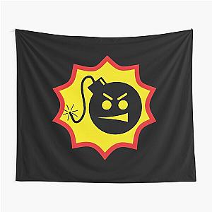 Serious Sam Bomb Logo Classic 		 Tapestry