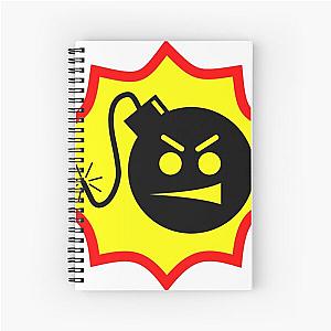 Serious Sam Bomb Emblem Spiral Notebook