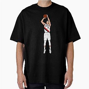 Seth Curry Jumpshot Portland Trail Blazers Oversized T-Shirt