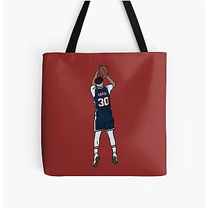 Seth Curry Jump Shot All Over Print Tote Bag
