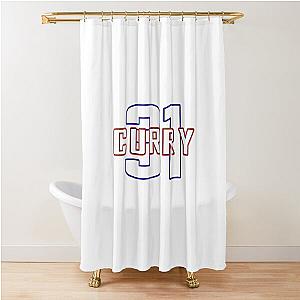 Seth Curry Name and Number Shower Curtain