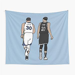 Steph and Seth Curry Tapestry
