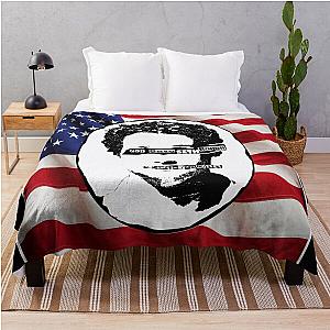 God Save Seth Rogen Sex Pistols Parody design Throw Blanket