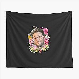 Seth Rogen Floral Essential T-Shirt Tapestry