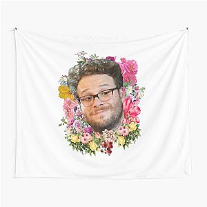 Seth Rogen Floral Tapestry