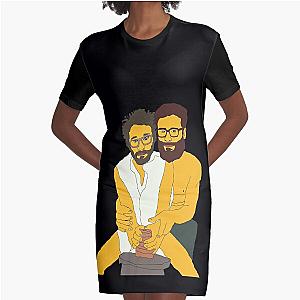 Seth Rogen Pottery Ghost Movie Scene Ceramics Vases Graphic T-Shirt Dress