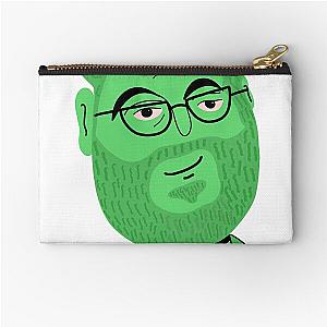 Seth Rogen Abstract Cartoon  Zipper Pouch