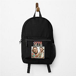 Retro Vintage Seth RogenFunny Man Backpack