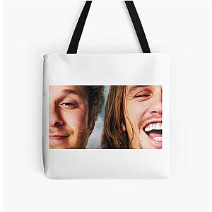 Seth Rogen and James Franco All Over Print Tote Bag