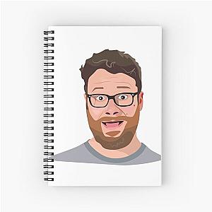 Seth Rogen Illustrated Spiral Notebook