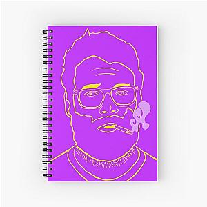 Seth Rogen trippy  Spiral Notebook