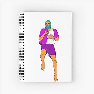 Seth Rogen Trippy  Spiral Notebook