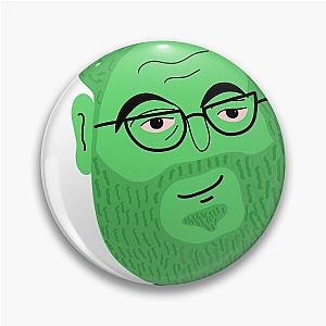 Seth Rogen Abstract Cartoon  Pin