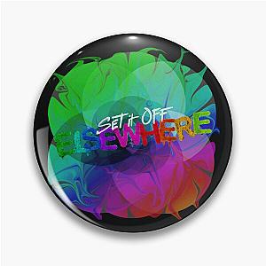 Set it Off Elsewhere Album Rainbow melt Pin