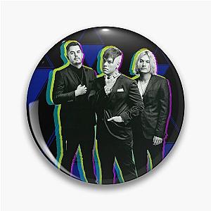 Set it off band group photo DUALITY diamond dark blue Pin