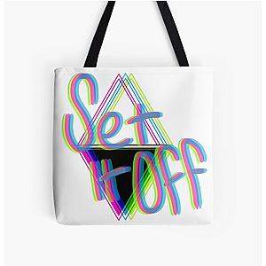 Set it Off Band Elsewhere Album Neon All Over Print Tote Bag