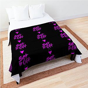 Set it off band BLACK and PINK Comforter