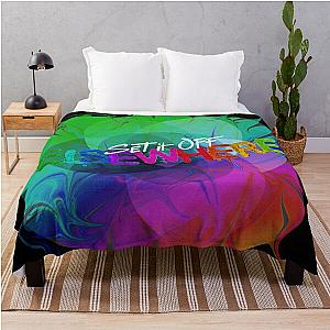 Set it Off Elsewhere Album Rainbow melt Throw Blanket