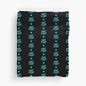 Set it off band BLACK and BLUE Duvet Cover