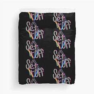 Set it Off Band Elsewhere Album Neon Duvet Cover