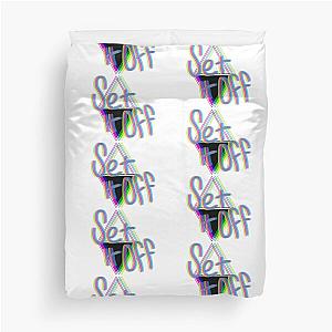 Set it Off Band Elsewhere Album Neon Duvet Cover