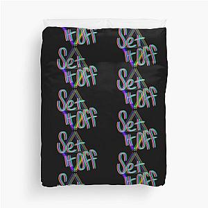 Set it Off Band Elsewhere Album Neon Duvet Cover