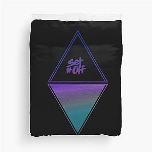 Set it off duality diamond (Galaxy purple) Duvet Cover