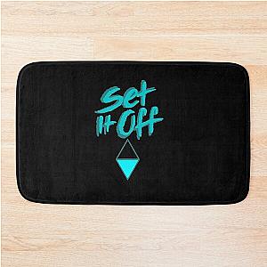 Set it off band BLACK and BLUE Bath Mat