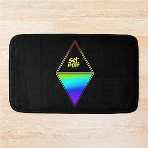 Set it off duality diamond (Rainbow) Bath Mat