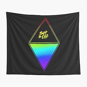 Set it off duality diamond (Rainbow) Tapestry