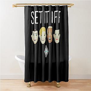 For Mens Womens Set It Off Album 2021 Dedeklista Gifts Movie Fan Shower Curtain