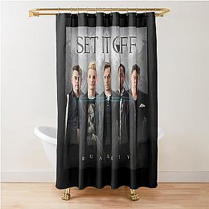 SET IT OFF DUALITY FIVE TRIANGEL Shower Curtain