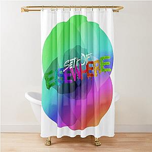 Set it Off Elsewhere Album Rainbow Shower Curtain