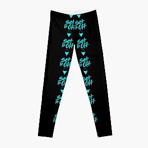 Set it off band BLACK and BLUE Leggings