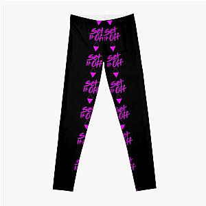 Set it off band BLACK and PINK Leggings