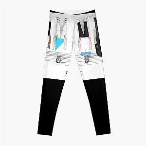 Funny Men Upside Down Set It Offidol Gifts Fot You Leggings