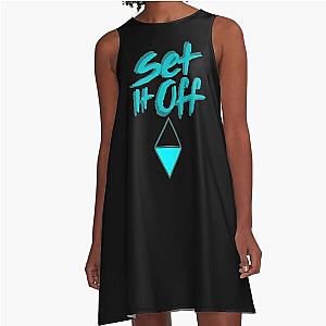 Set it off band BLACK and BLUE A-Line Dress