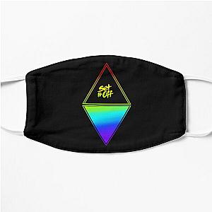 Set it off duality diamond (Rainbow) Flat Mask