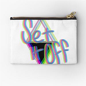 Set it Off Band Elsewhere Album Neon Zipper Pouch