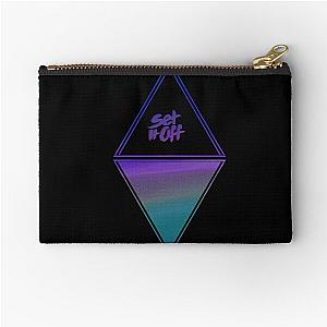 Set it off duality diamond (Galaxy purple) Zipper Pouch