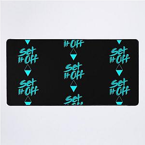 Set it off band BLACK and BLUE Desk Mat