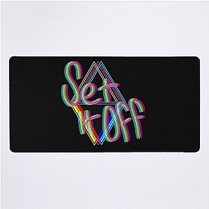 Set it Off Band Elsewhere Album Neon Desk Mat