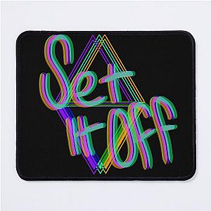 Set it Off Band Elsewhere Album Neon Mouse Pad