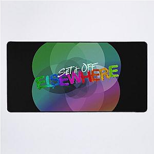 Set it Off Elsewhere Album Pastel Rainbow Desk Mat