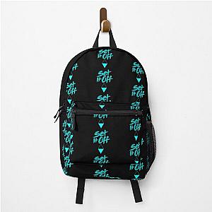 Set it off band BLACK and BLUE Backpack