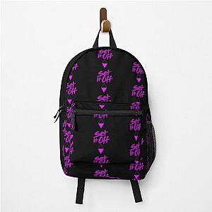 Set it off band BLACK and PINK Backpack